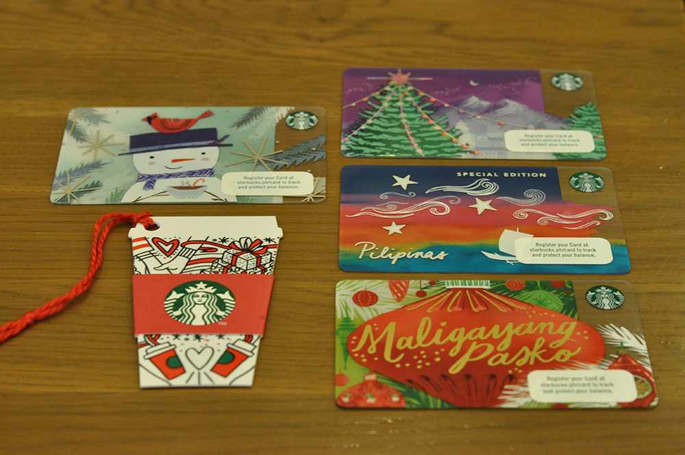 Starbucks Philippines 2017 Holiday cards